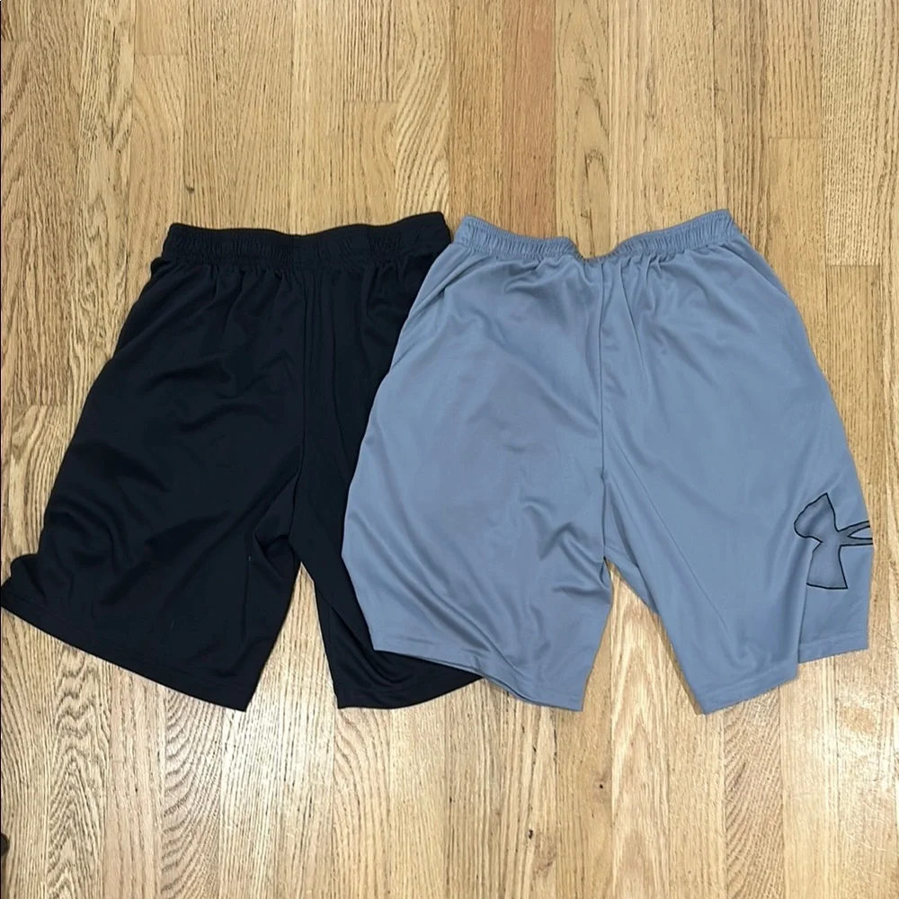 Under Armour Boy’s Shorts - Black and Gray - Picture 3 of 3